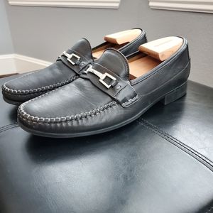 Johnston & Murphy Loafer with Silver Bit
